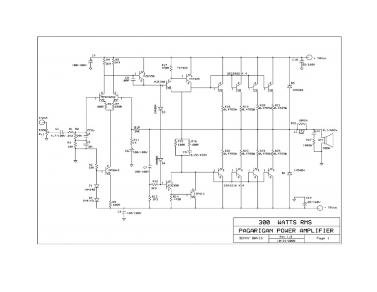 300 Watt Power Amplifier | PDF