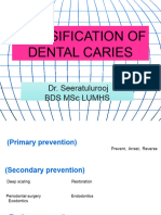 Classification of Dental Caries