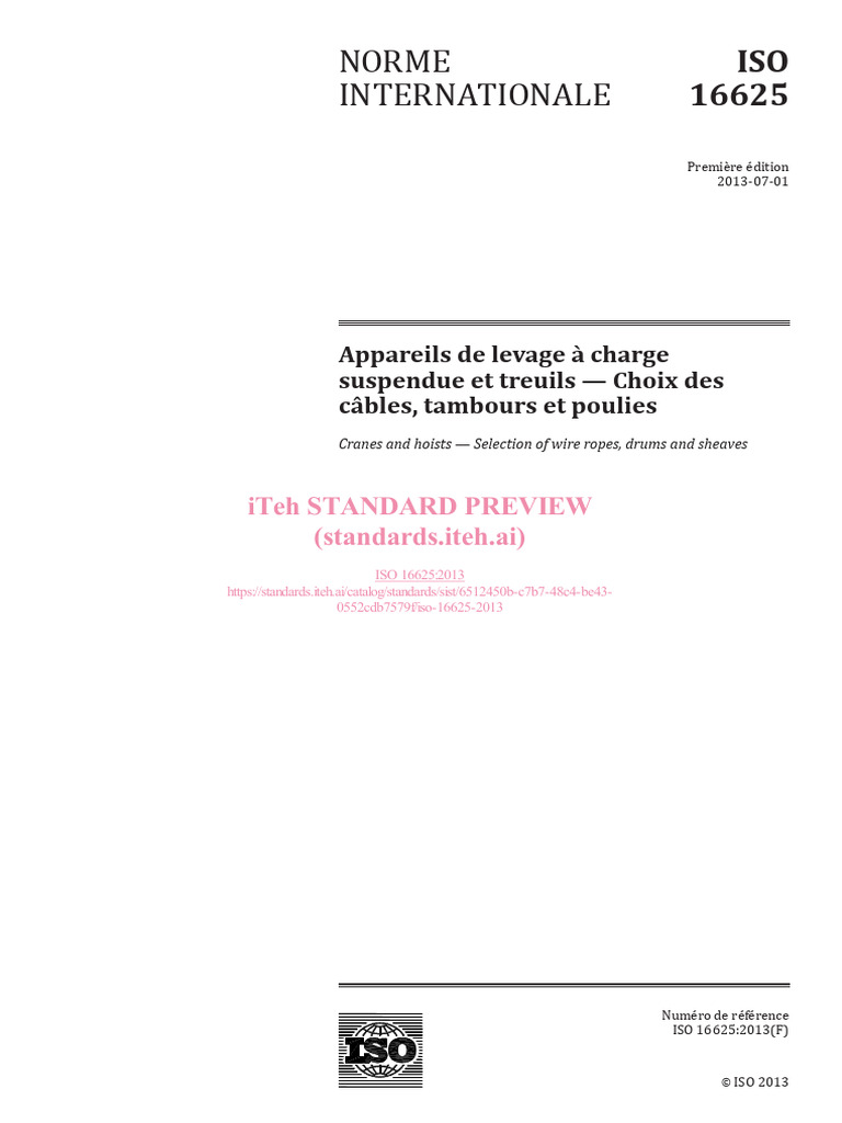 Iso 16625 2013 | PDF