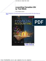 Financial Accounting Canadian 6th Edition Libby Test Bank