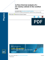 Conjugate Flow Thermal Analysis of A Hyp