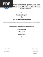 Bluetooth Technology Seminar Report by Vidhu Sharma (18130165) BCA-6th Sem