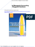 Financial and Managerial Accounting 2nd Edition Weygandt Solutions Manual
