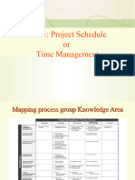 Project Schedule Time Management - Area 3 - V1.1