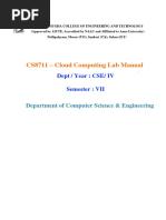 Cloudcomputinglabmanual Cse