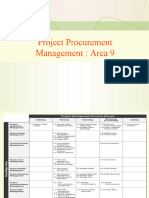 Procurement Management - Area 9