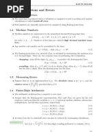 Note 1 - Approximations and Errors