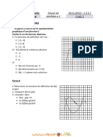 Devoir de Synthèse N°1 - Math - 3ème Informatique (2011-2012) MR Chaabane