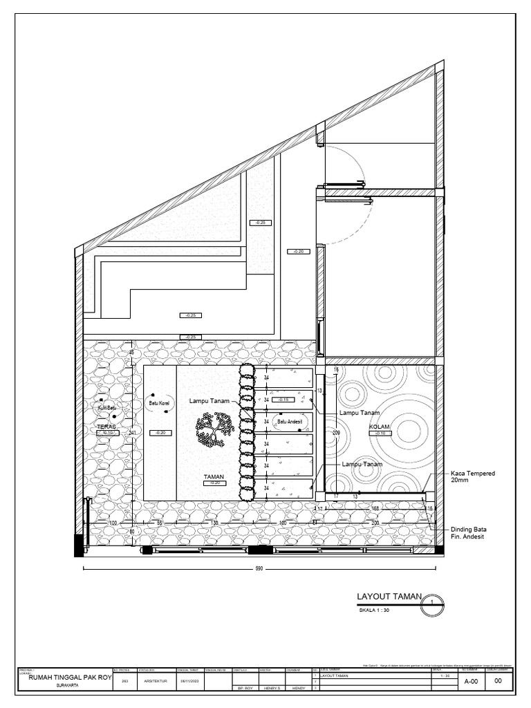 Layout Taman | PDF
