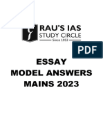Upsc Essay 2023 Model Answers Web