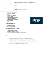 Documento Admissão