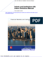 Financial Markets and Institutions 6th Edition Saunders Solutions Manual