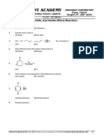 Class Test-8 - (Wurtz Reaction) - Without Answer