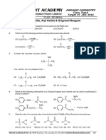 Class Test 6 Alkyl Halide, Aryl Halide & Grignard Reagent Without