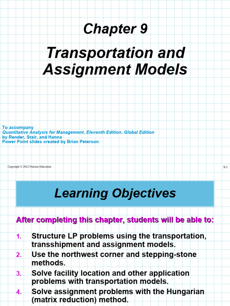 Dokumen - Tips Chapter 9 To Accompany Quantitative Analysis For ...