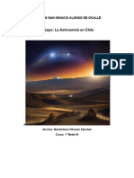 Ensayo ASTRONOMIA Bajo La Luz de Las Estrellas en Chile FINAL MAXI