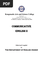 Communicative English II