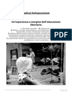 Un'Esperienza A Margine Dell'Educazione Libertaria - Radical Antispeciesism