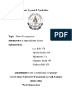 Plant Layout & Sanitation-1