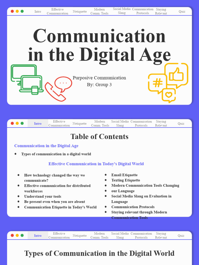 Effective Communication in the Digital Age | PDF | Communication ...