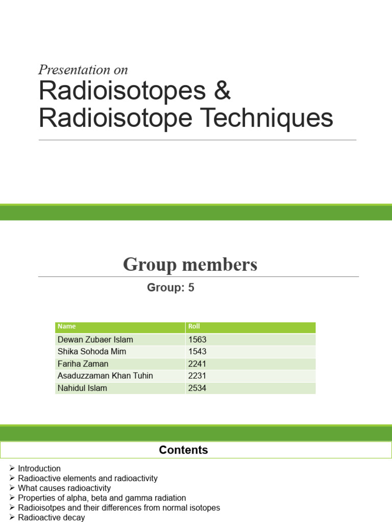 Radioisotope Techniques PDF Radioactive Decay Neutron
