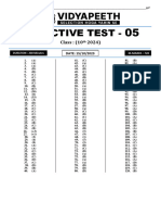 Objective Test - Solution - 10 - CBSEOT