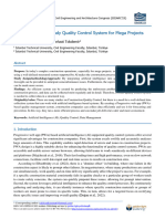 Framework For AI-ready Quality Control System For Mega Projects