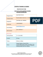 ITA Registration Form - ISO 14001 filled