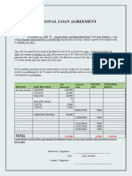 Personal Loan Agreement