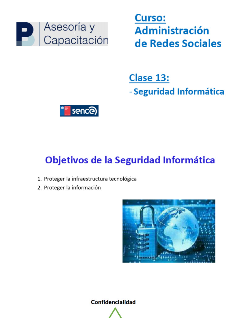 Clase 13 Adm RRSS SEGURIDAD | PDF