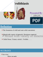 Diet and Urolithiasis