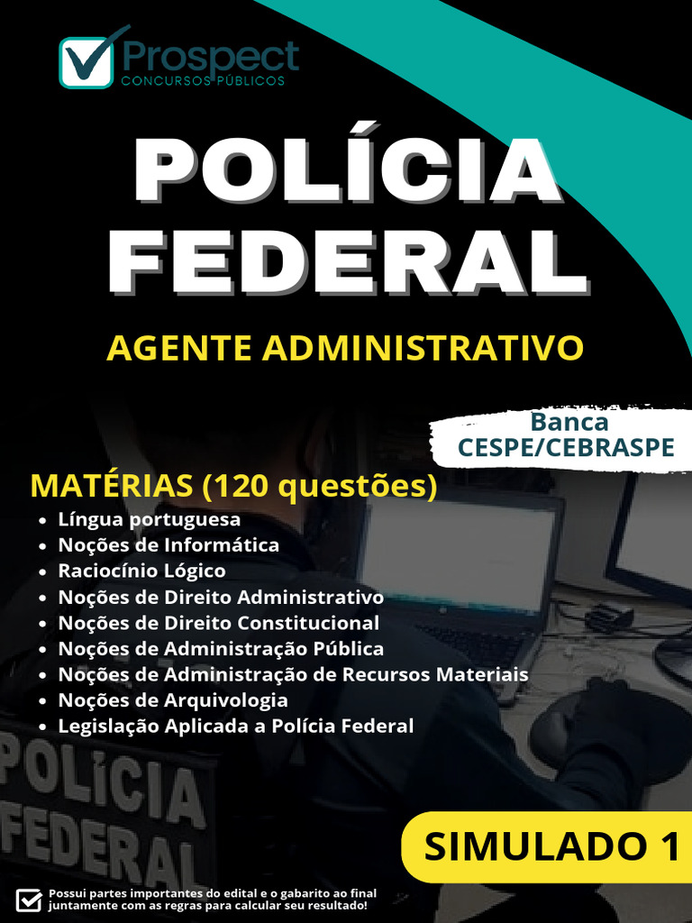 Simulado Agente Administrativo PF 2023 | PDF | Gestão de recursos ...