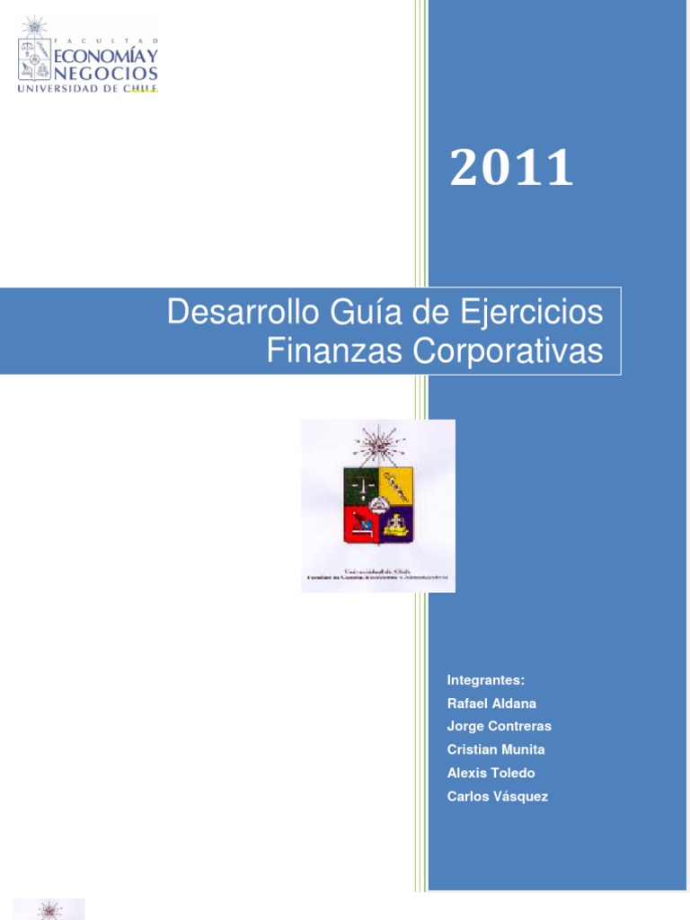 Ejercicios de Finanzas Corporativas | PDF | Compartir (Finanzas) | Deuda