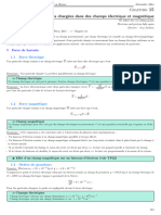 Chapitre15 - Particules Chargées Dans Les Champs Électromagnétiques