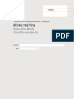 Matemática: Educación Media Científico Humanista