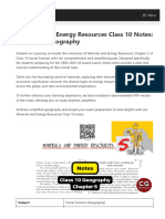 WWW Cbseguidanceweb Com Minerals Energy Resources Class 10 Notes