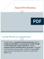 Social Work - A Practice Based Profession