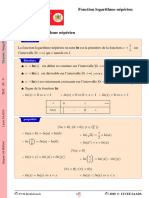 Fonctions Logarithmiques Resume de Cours 7