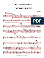 LELISIR DAMORE de Donizetti Churs Partie 116 Acte 1 Coro Dintroduzione - TENOR 2-Ténor 2