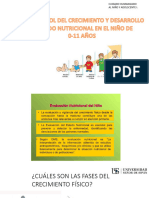 Evaluacion Del Crecimiento y Estado Nutricional Del Niño