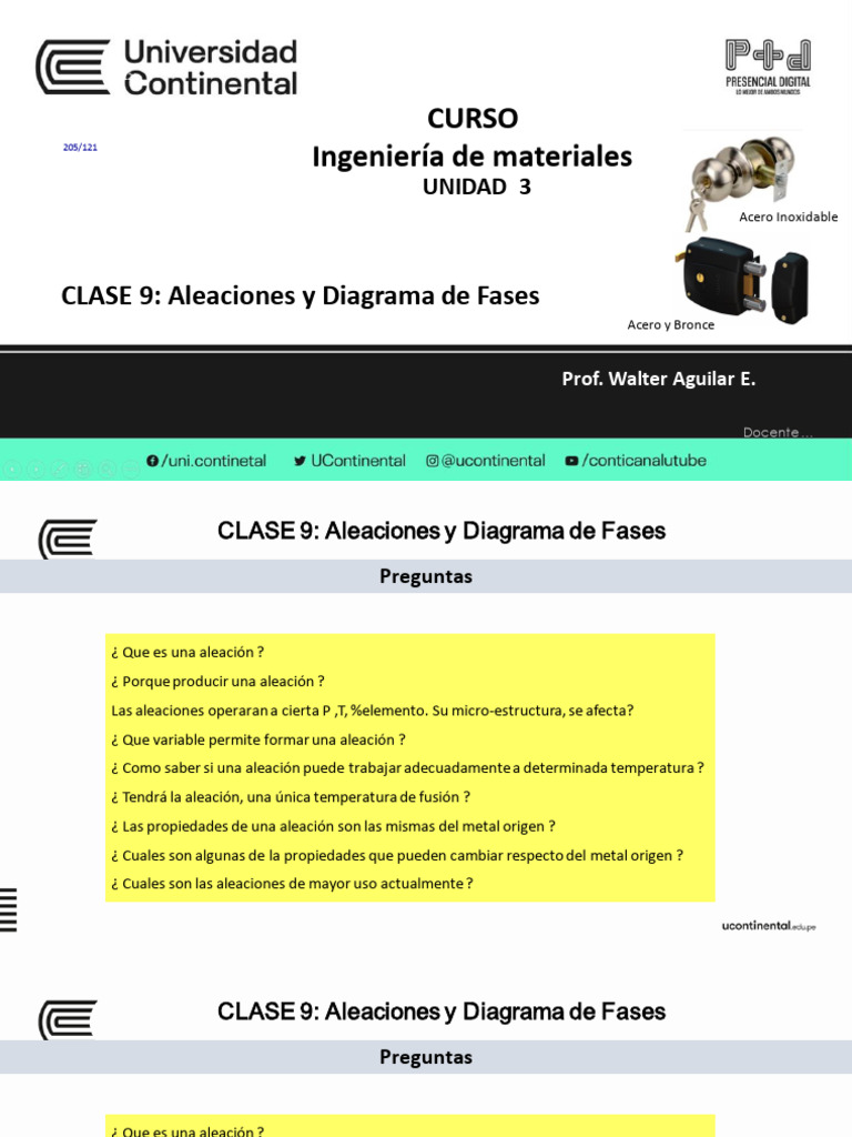 Aleaciones y Diagramas de Fases en Materiales | PDF | Aleación ...