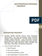 005 Pengetahuan spesifikasi personal Properti