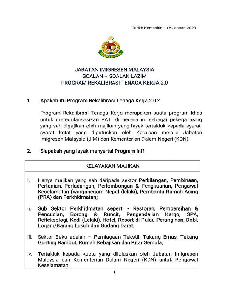 Faq Rekab 2.0 | PDF