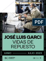 Hoja de Ciclo Jos Luis Garci Vidas de Repuesto Junio Filmoteca Espa Ola