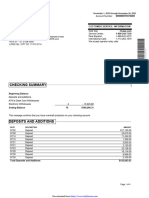 Bank Statement Template 20
