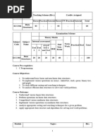 Syllabus - SEM 3 EC-DS