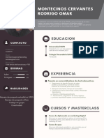 Curriculum CV Marketing Profesional Gris Oscuro  