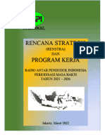 Rencana Strategis Dan Program Kerja Rapi Nasional