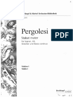 PERGOLESI, G.B. - STABAT MATER (BREITKOPF & HÄRTEL- VIOLÍN 1º)