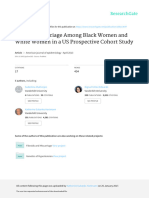 Riskof Miscarriage Among Black Womenand White Womenina USProspective Cohort Study